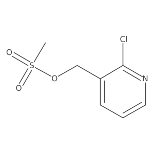 (2-Chloropyridin-3-yl)methyl methanesulfonate Structure