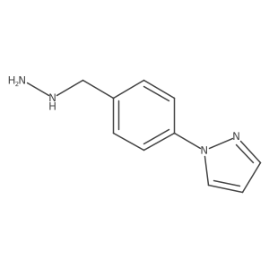 1-[4-(Hydrazinylmethyl)phenyl]-1h-pyrazole Structure