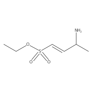 Ethyl 3-aminobut-1-ene-1-sulfonate Structure