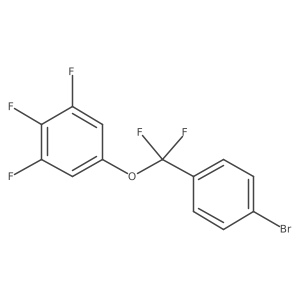 5-((4-Bromophenyl)difluoromethoxy)-1,2,3-trifluorobenzene结构式