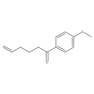 1-[4-(Methylsulfanyl)phenyl]-2-(prop-2-en-1-ylsulfanyl)ethan-1-one结构式