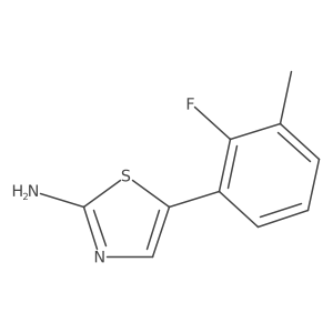 5-(2-Fluoro-3-methylphenyl)thiazol-2-amine结构式