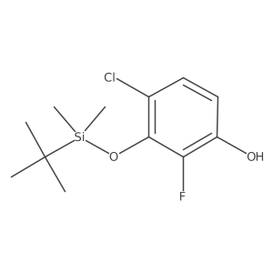 3-[(Tert-butyldimethylsilyl)oxy]-4-chloro-2-fluorophenol Structure