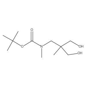 tert-butyl N-[3-hydroxy-2-(hydroxymethyl)-2-methylpropyl]-N-methylcarbamate Structure