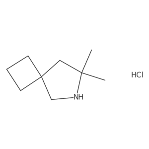 7,7-Dimethyl-6-azaspiro[3.4]octane hydrochloride结构式