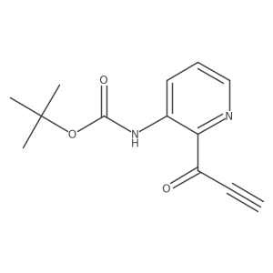 tert-butyl N-[2-(prop-2-ynoyl)pyridin-3-yl]carbamate结构式