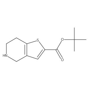 tert-butyl 4H,5H,6H,7H-thieno[3,2-c]pyridine-2-carboxylate Structure