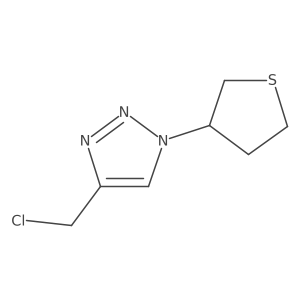 4-(chloromethyl)-1-(tetrahydrothiophen-3-yl)-1H-1,2,3-triazole Structure