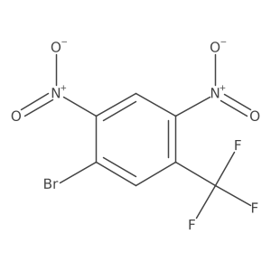 2,4-Dinitro-5-(trifluoromethyl)bromobenzene Structure