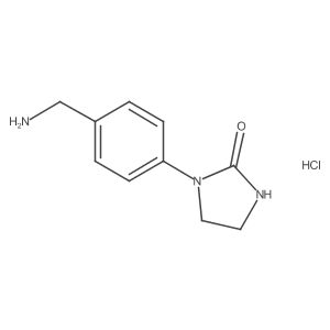 1-[4-(Aminomethyl)phenyl]imidazolidin-2-one hydrochloride Structure