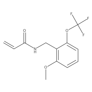 N-{[2-methoxy-6-(trifluoromethoxy)phenyl]methyl}prop-2-enamide Structure