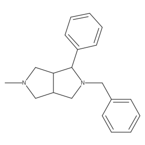 2-Benzyl-5-methyl-1-phenyloctahydropyrrolo[3,4-c]pyrrole Structure