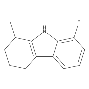 8-fluoro-1-methyl-2,3,4,9-tetrahydro-1H-carbazole结构式