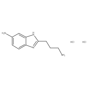 2-(3-aminopropyl)-1H-1,3-benzodiazol-5-amine dihydrochloride Structure