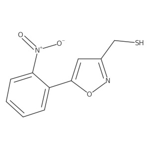 [5-(2-Nitrophenyl)-1,2-oxazol-3-yl]methanethiol结构式