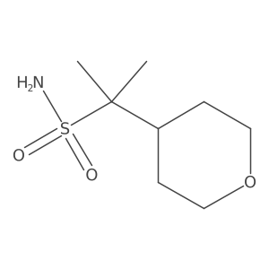 2-(Oxan-4-yl)propane-2-sulfonamide结构式