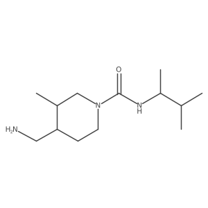 4-(aminomethyl)-3-methyl-N-(3-methylbutan-2-yl)piperidine-1-carboxamide Structure