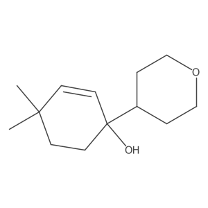 4,4-Dimethyl-1-(oxan-4-yl)cyclohex-2-en-1-ol Structure