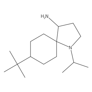 8-Tert-butyl-1-(propan-2-yl)-1-azaspiro[4.5]decan-4-amine Structure