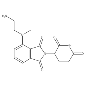 4-[2-Aminoethyl(methyl)amino]-2-(2,6-dioxo-3-piperidyl)isoindoline-1,3-dione Structure