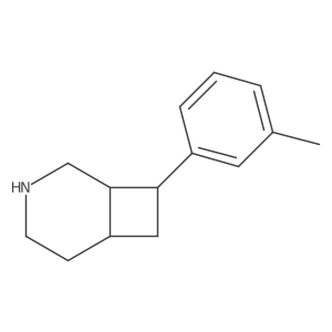 (1S,6R,8S)-8-(3-methylphenyl)-3-azabicyclo[4.2.0]octane Structure