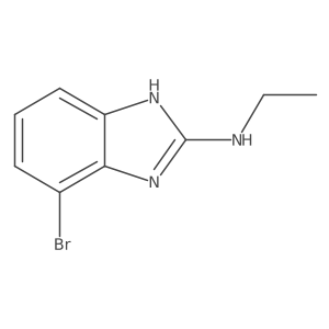 4-bromo-N-ethyl-1H-1,3-benzodiazol-2-amine Structure