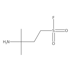 3-Amino-3-methylbutane-1-sulfonyl fluoride结构式