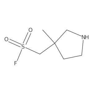 (3-Methylpyrrolidin-3-yl)methanesulfonyl fluoride结构式