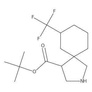 Tert-butyl 7-(trifluoromethyl)-2-azaspiro[4.5]decane-4-carboxylate Structure