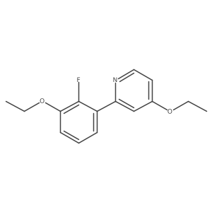 4-Ethoxy-2-(3-ethoxy-2-fluorophenyl)pyridine结构式