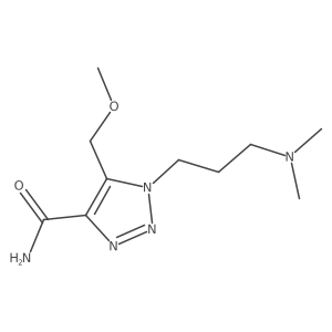 1-[3-(dimethylamino)propyl]-5-(methoxymethyl)-1H-1,2,3-triazole-4-carboxamide Structure
