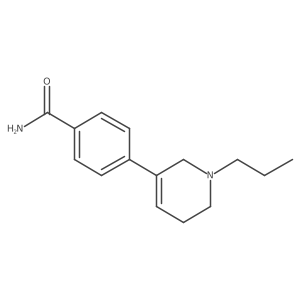 4-(1-Propyl-1,2,5,6-tetrahydropyridin-3-yl)benzamide结构式