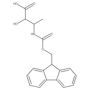 3-({[(9H-fluoren-9-yl)methoxy]carbonyl}amino)-2-hydroxybutanoic acid Structure