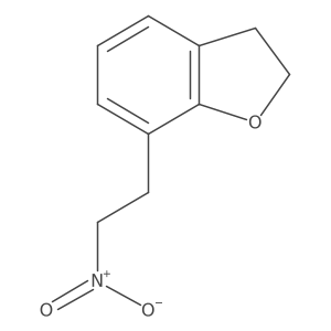 7-(2-Nitroethyl)-2,3-dihydro-1-benzofuran结构式