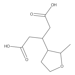 3-(2-Methyloxolan-3-yl)pentanedioic acid Structure