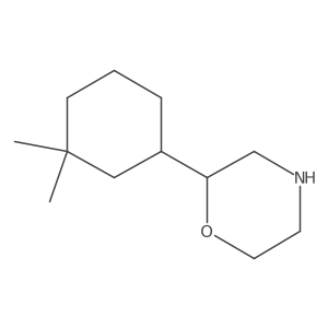 2-(3,3-Dimethylcyclohexyl)morpholine结构式