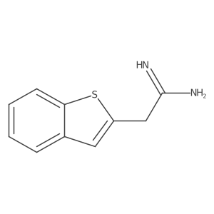 2-(1-Benzothiophen-2-yl)ethanimidamide结构式