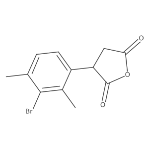 3-(3-Bromo-2,4-dimethylphenyl)oxolane-2,5-dione结构式