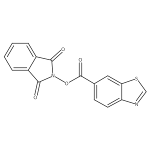 1,3-dioxo-2,3-dihydro-1H-isoindol-2-yl 1,3-benzothiazole-6-carboxylate Structure