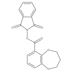 1,3-dioxo-2,3-dihydro-1H-isoindol-2-yl 3,4-dihydro-2H-1,5-benzodioxepine-6-carboxylate结构式