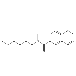 4-(Dimethylamino)-3-formyl-N-(4-methoxybutyl)-N-methylbenzamide结构式