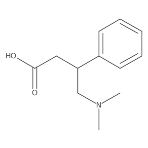 4-Dimethylamino-3-phenyl-butyric acid Structure