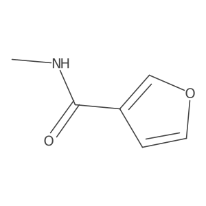 N-methyl-3-furancaboxamide Structure