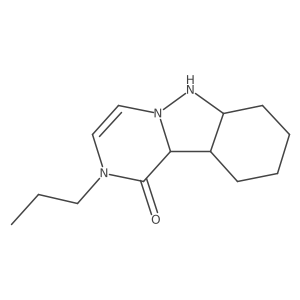 2-Propyl-6,6a,7,8,9,10,10a,10b-octahydropyrazino[1,2-b]indazol-1-one结构式