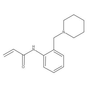 N-[2-(Piperidin-1-ylmethyl)phenyl]prop-2-enamide Structure