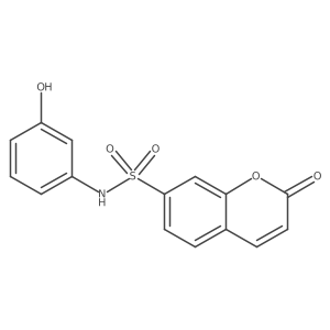 N-(3-hydroxyphenyl)-2-oxo-2H-chromene-7-sulfonamide Structure