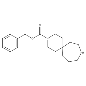 Benzyl 3,9-diazaspiro[5.6]dodecane-3-carboxylate Structure