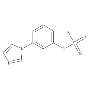 1-(3-Fluorosulfonyloxyphenyl)imidazole结构式