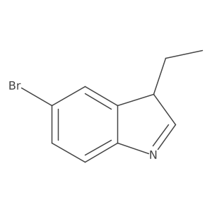 5-bromo-3-ethyl-3H-indole结构式