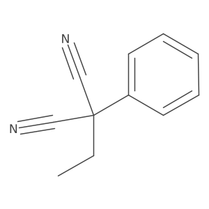 2-Ethyl-2-phenylpropanedinitrile Structure